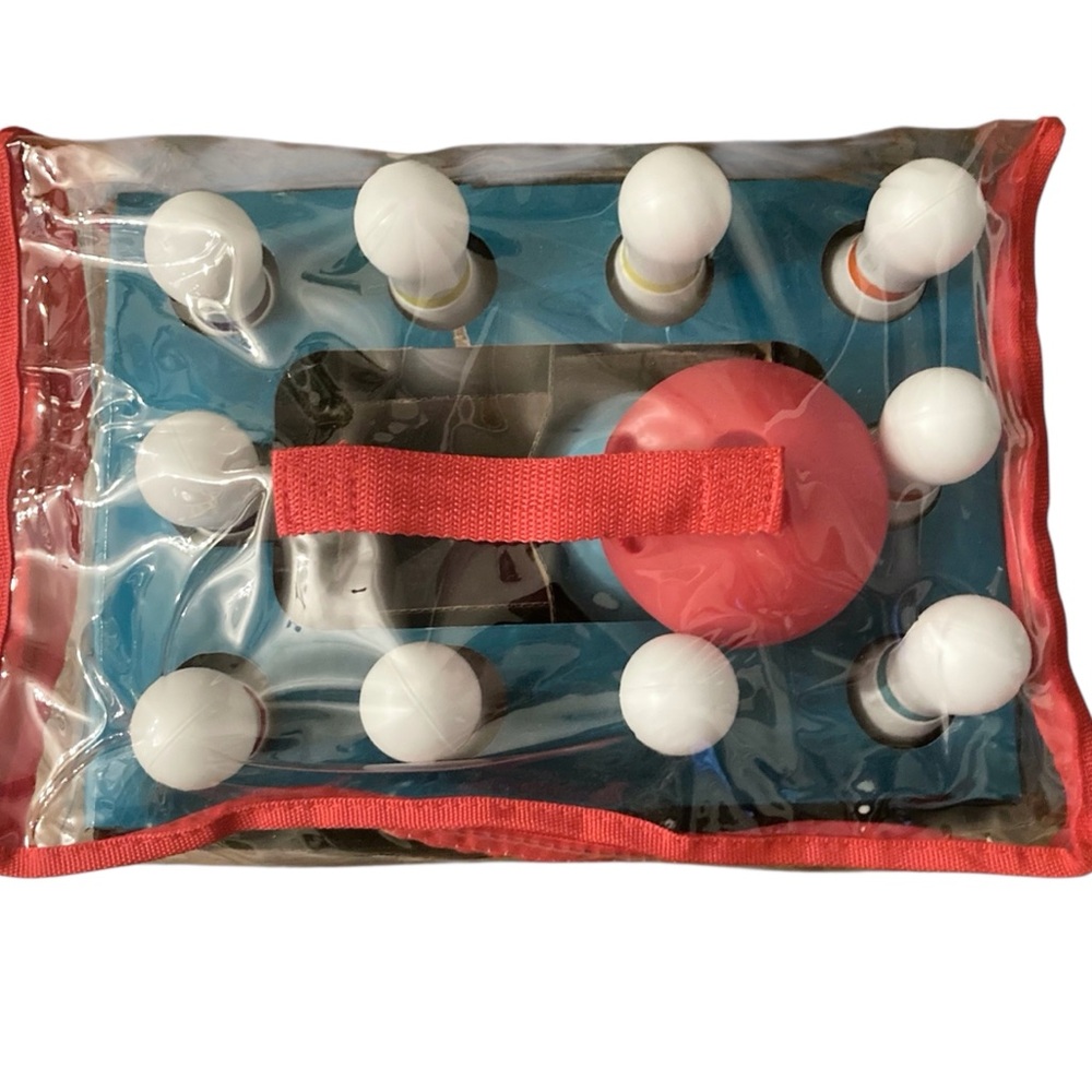 Chuckle & Roar 10-Pin Bowling Set - Red and White Brand New - Picture 4 of 4